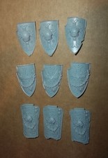 Scibor Big Templar Shields x 9  warhammer fantasy / 40k trench crusade