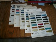 1969 1970 1971 1972 1973 Chrysler Imperial R-m Color Chip Paint Sample - Vintage