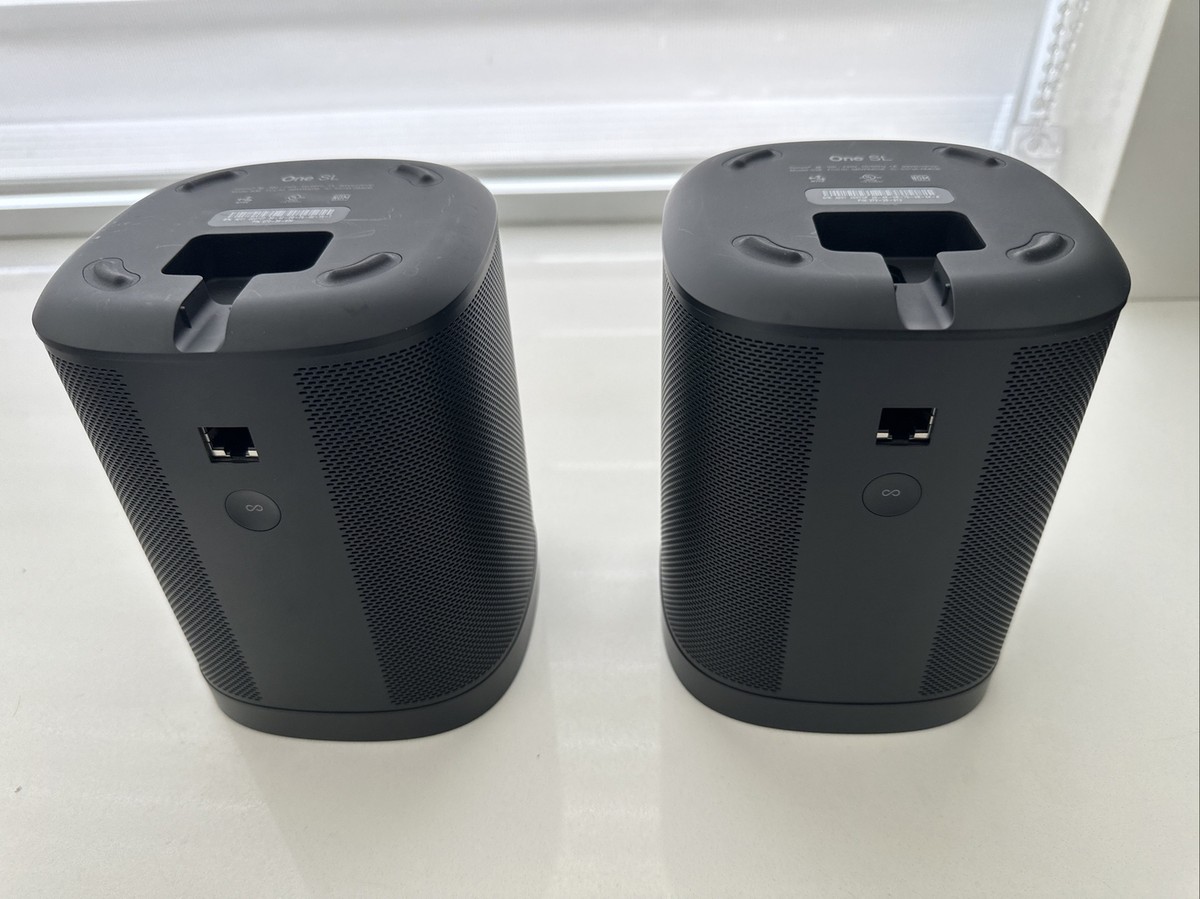 Sonos One SL Wireless Speaker S38 - Black - 2 Pack | eBay