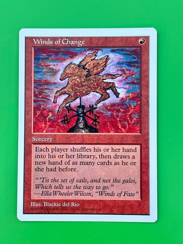 WINDS OF CHANGE Magic The Gathering MTG 5th Edition NM - Picture 1 of 2