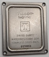 Gehäuseboden Original tissot twotimer Edelstahl Vintage