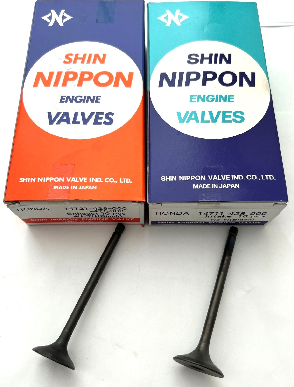 HONDA XL250S XR250R SHIN NIPPON INTAKE EXHAUST VALVE 14721428000