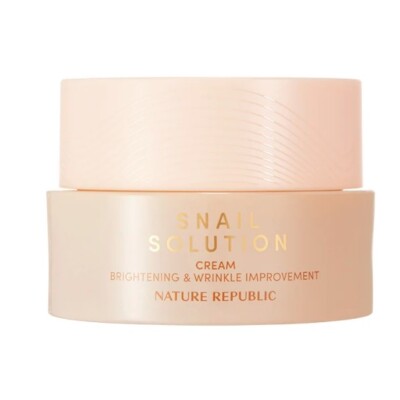 NATURE REPUBLIC Snail Solution Cream 52ml Moisturizing Cream Anti-Aging Cream