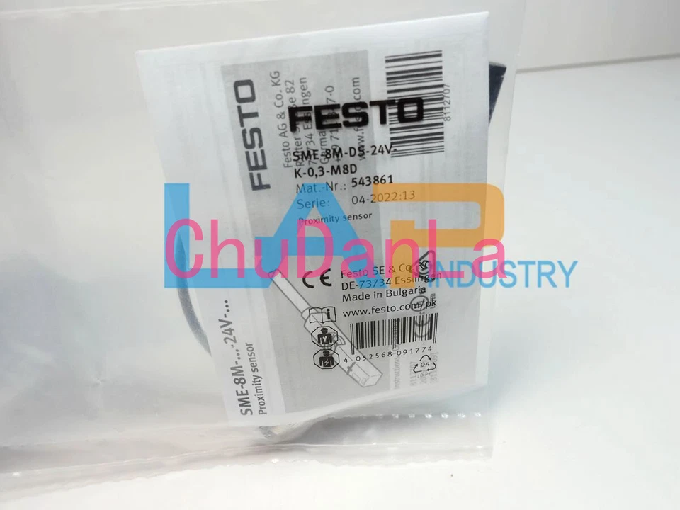 1PCS NEW For FESTO Proximity Switch SME-8M-DS-24V-K-0,3-M8D - Image 2 of 4
