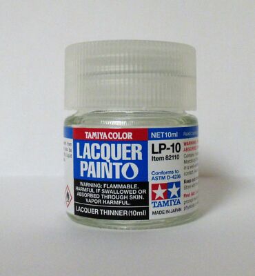 Tamiya Color Lacquer Paint Lacquer Thinner LP-10 (10 ML) #82110 NEW