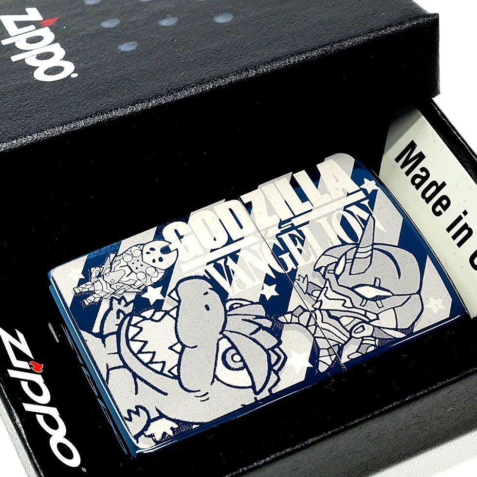Zippo Godzilla Evangelion Deformed Blue Limited Serial Number