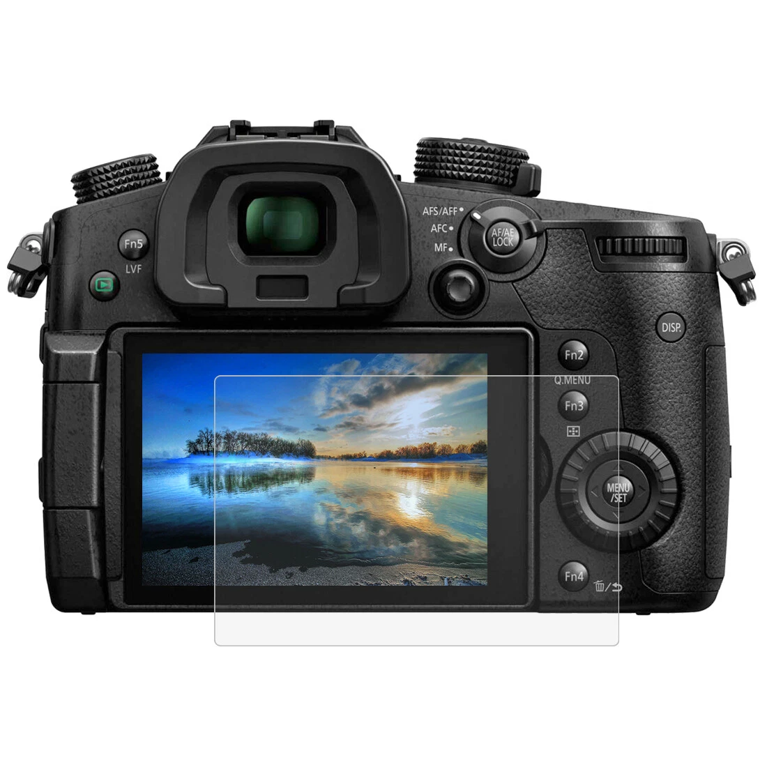 UPSCREEN klare Panzer Glas Schutzfolie (für Panasonic Lumix DC-G97