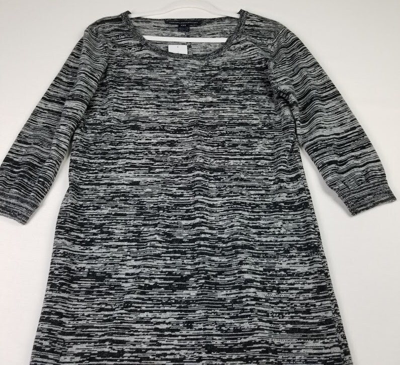 french connection grey sweater dress French Connection Grey Sweater Dress size medium