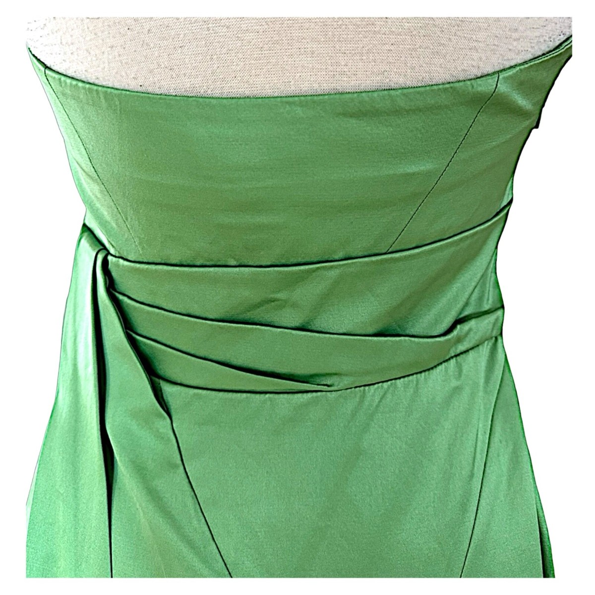 KAREN MILLEN women's green satin halter neck dress Size 6 | eBay