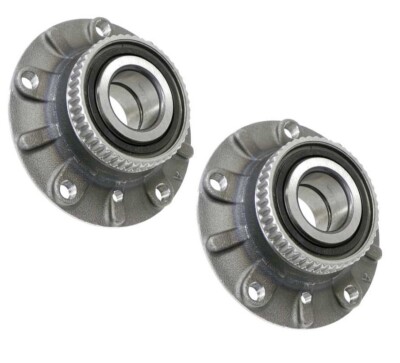 Pair Set of 2 Front FAG Wheel Bearing and Hub Assies Kit for BMW E34 E32 E31