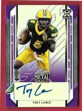 2021 Leaf Metal Draft Football Cards 30