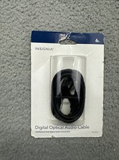 Insignia Digital Optical Audio Cable 6 FT NS-HZ507 Surround 5.1  7.1 Compatible