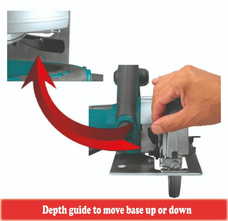 1200W Makita Circular Saw 185mm Blade Electric Corded X 2 Wood Cutting Blades - image 4 of 4