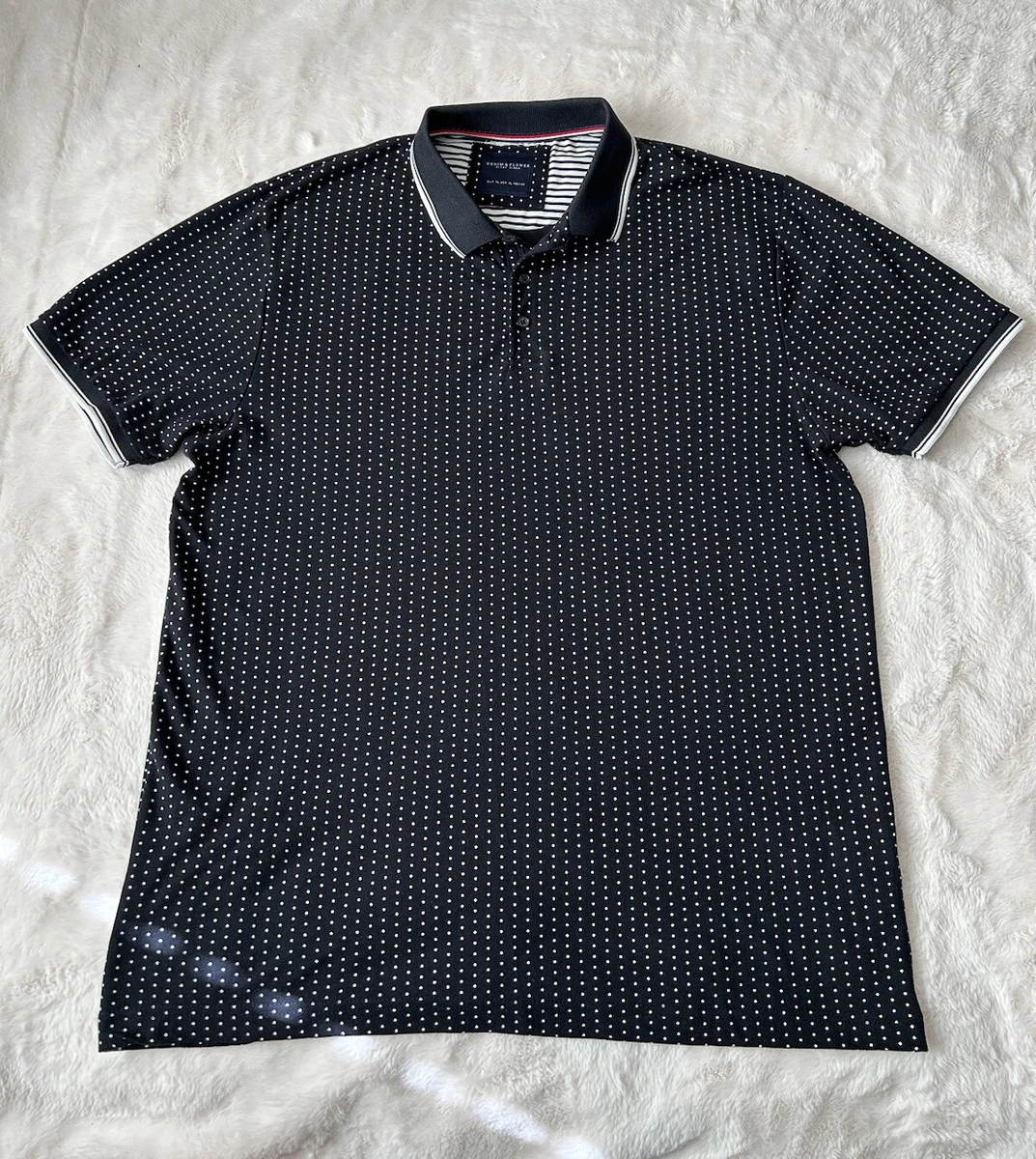 Louis Vuitton Light And Dark Checkerboard Mix Black Polo Shirt