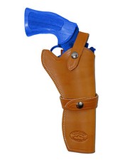NEW Barsony Tan Leather Western Style Gun Holster for Colt 6" Revolvers