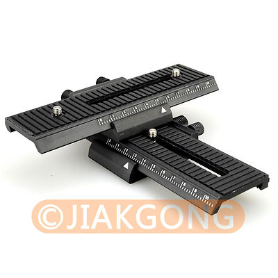 DSLRKIT 4 way Macro Shot Focusing Focus Rail Slider for CANON NIKON SONY Camera