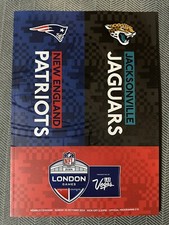 JACKSONVILLE JAGUARS V NEW ENGLAND PATRIOTS SUN 20/10/2024 NFL WEMBLEY PROGRAMME