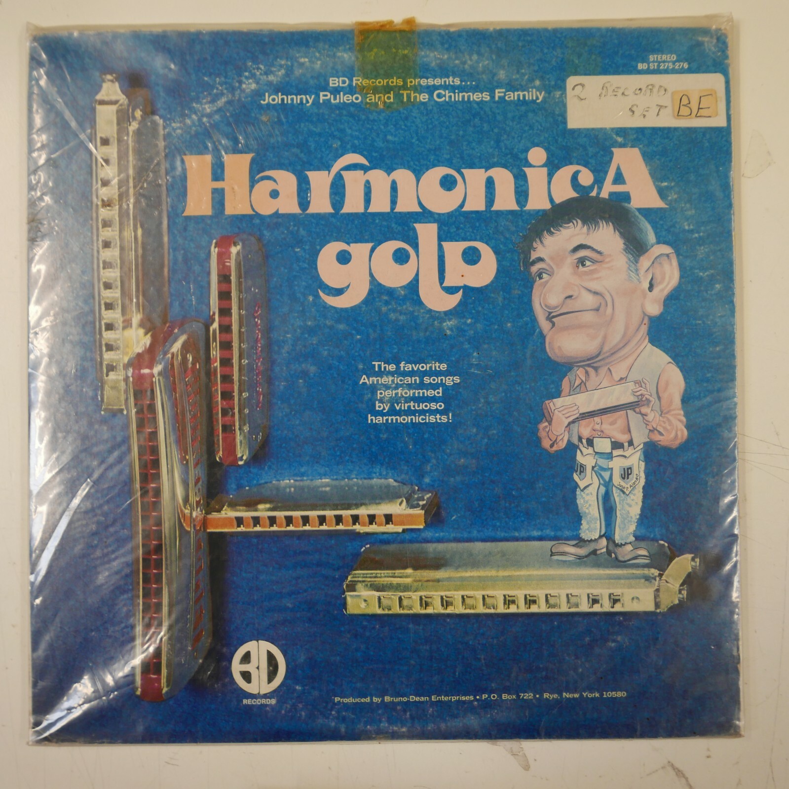 vinyl lp record JOHNNY PULEO harmonica gold , double album eBay