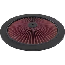 Speedway Super Flow 14 Inch Air Filter Top, Black