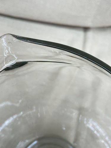 Coors Dry Beer Heavy Clear Glass Beverage Pitcher 9" Tall x 5" see pics - Picture 13 of 18