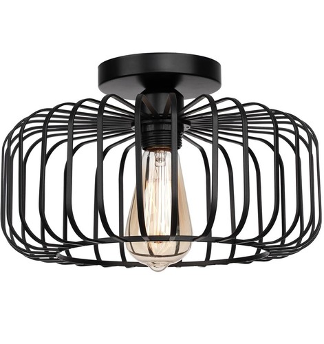 Ceiling Light Shade Industrial Metal Pendant Lampshade for Living Room - Picture 8 of 9
