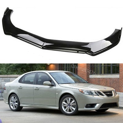 Glossy Black Front Bumper Chin Lip Spoiler Splitter Body Kit For Saab 9-3 9-5