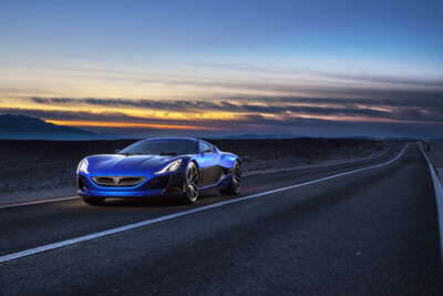 Sports Car Performance Car Electric Car Rimac Wall Art Home Decor - POSTER 20x30