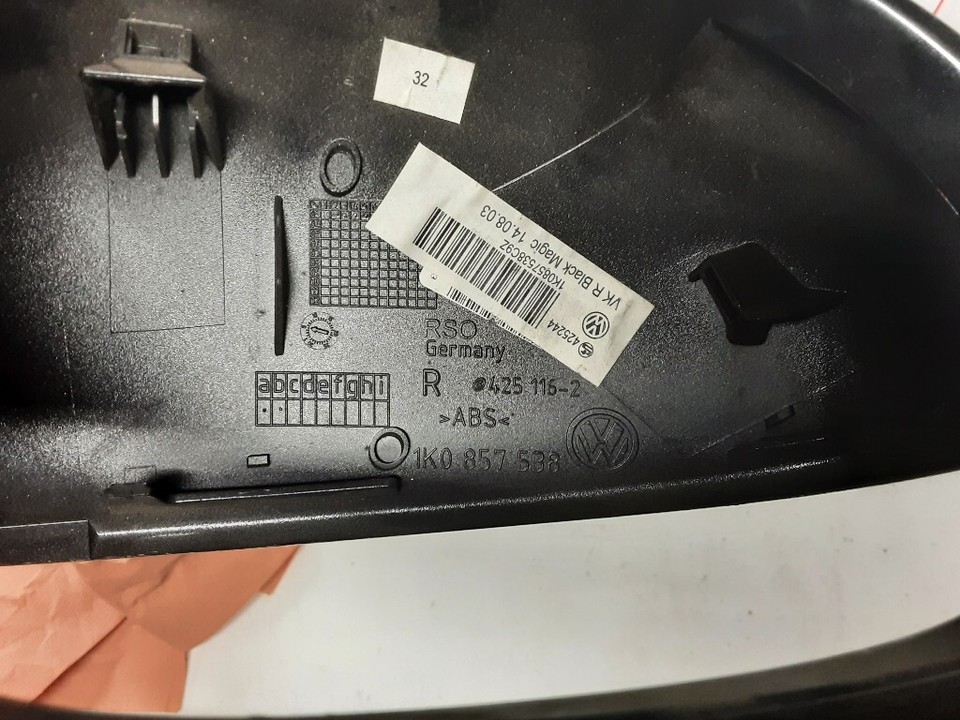 SIDE MIRROR RIGHT Volkswagen Golf V (1K1) Hatchback 1.6 (BSE) 2004