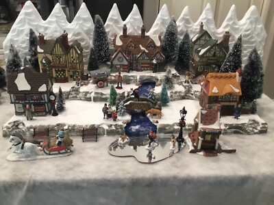 Christmas Village Display Platform Fits Lemax , Dept 56 Collections Dickens
