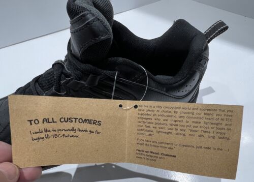 Scarpe da Lavoro Rally Uomo Hi-Tec - 10 M - Nero Antiscivolo - Foto 8 di 10