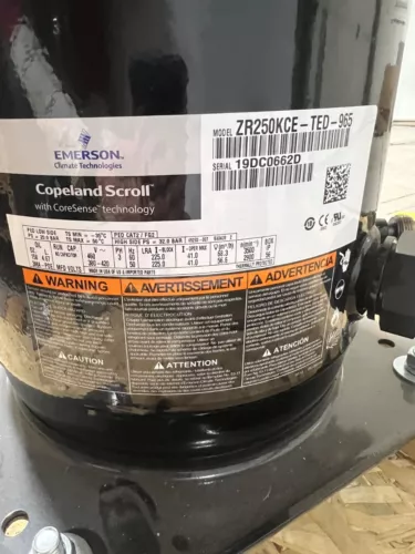 Copeland scroll compressor ZR250KCE-TED 965