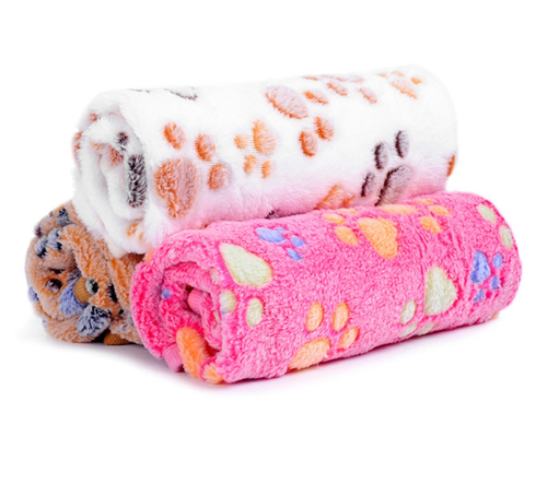 2er-Pack kleine Hundedecke super weich warm Haustierabdeckung Welpe Vlies Flanelldecke - Bild 4 von 54