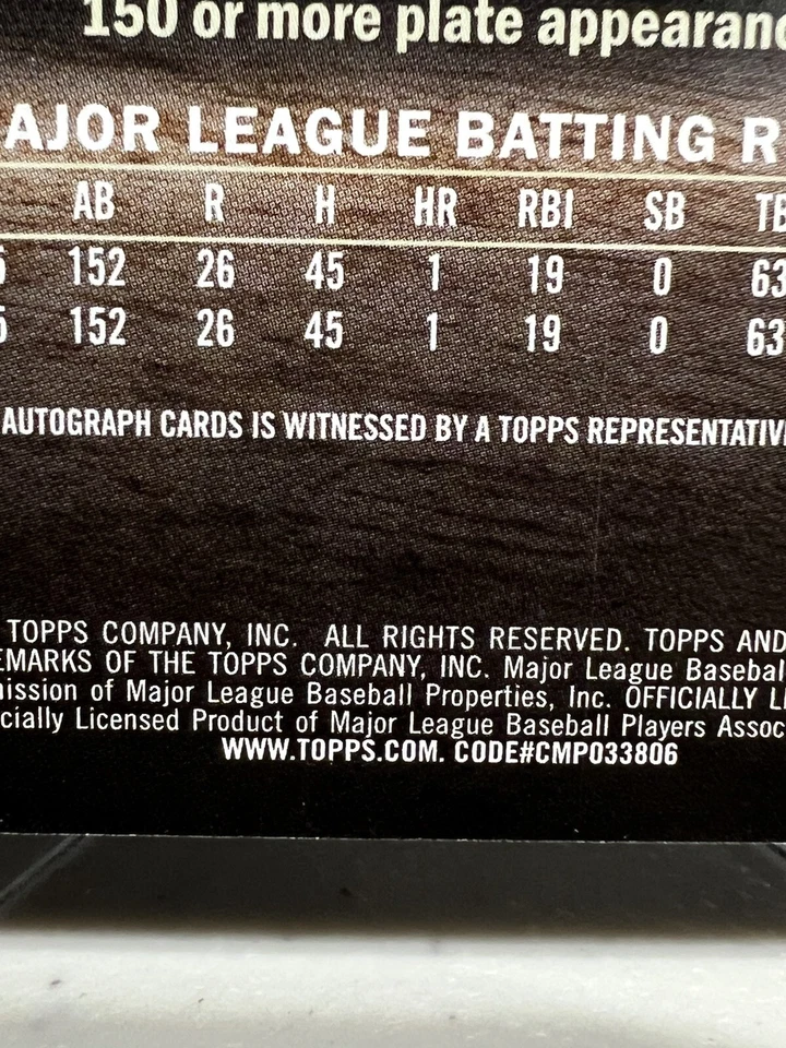 NICK MARTINI 2019 Topps Stadium Club HARD SIGNED ROOKIE AUTOGRAPH REDS MINT ✨✨ - Image 2 of 4