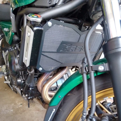 NEW Radiator Grille Guard Cover Protector For Kawasaki Z650RS 2021 2022 (Black) - Picture 9 of 9
