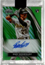 2024 Topps Chrome Black Green Refractors #CBAER Endy Rodriguez Auto /99 