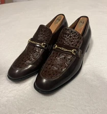 Vintage International Shoe Company Men’s Dress Shoes Brown Leather Size 8 C Rare