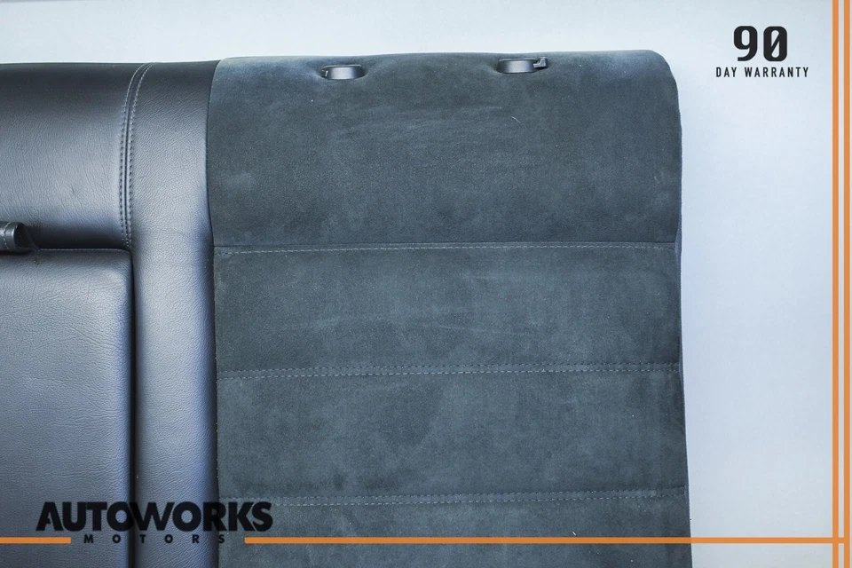 04-08 Cojín de asiento trasero central e izquierdo Jaguar X-Type X400 Alcantara LJP OEM Foto 3 de 4