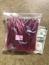 Bulk Pack Surge Tube Dark Red 12/0 Cut Trolling Saltwater Lures Striper Eel Rig