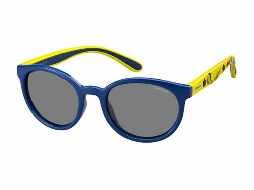 Occhiali da Sole Bambino Polaroid Autentici PLD 8014/S blu polarizzati  MC1/JY | eBay