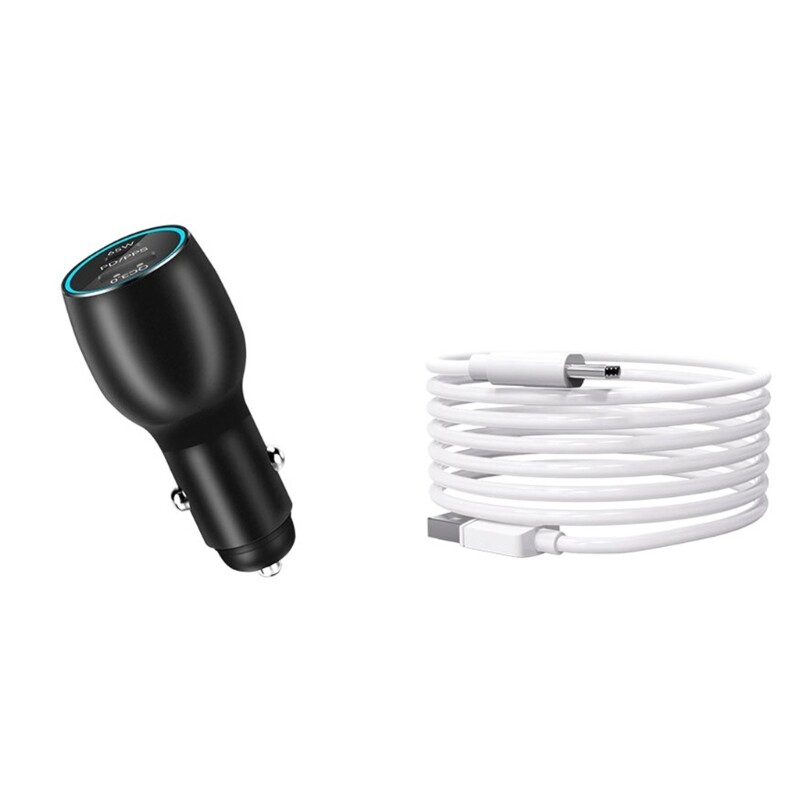 12V 24V Dual USB Car Charger PD65W QC3.0 Fast Charging for DJI Mavic 3 Avata