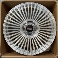 22x9 5x127 et15 wheels Brushed with XL floating caps For Cadillac , Imapala …