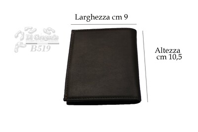 Herren Geldbörse Echtleder italienische Handarbeit praktisch und funktional CARD