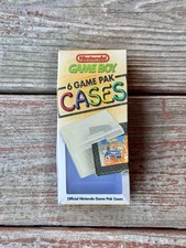 Official Nintendo Game Boy 6 Game Pak Cases In Original Open Box Never Been Used