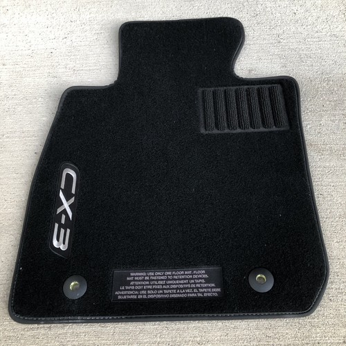 Mazda CX-3 CX3 Drivers Floor Mat Only 2016-2018 OEM Carpet Black Genuine - Foto 7 di 7