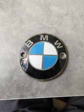 Genuine BMW R69S R60/2 Post 1966 Emblem Tank Badge 60mm Enamel 