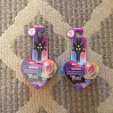 Lot of 2 Trolls World Tour Tiny Dancers Series 1 Hearts