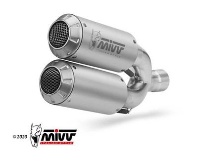 MIVV MK3 Endschalldämpfer Sportauspuff Edelstahl DUCATI Hypermotard 939 2016-18