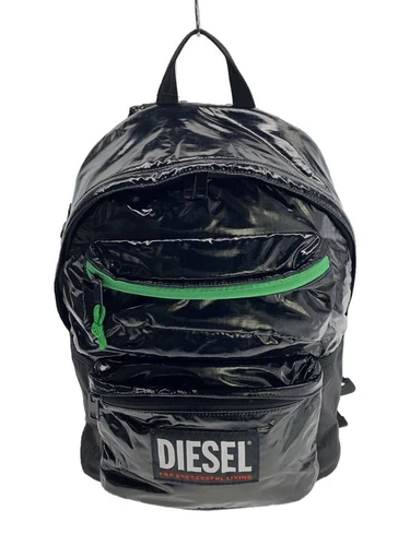 DIESEL Mochila Mochila Negra Usada - Imagen 1 de 6