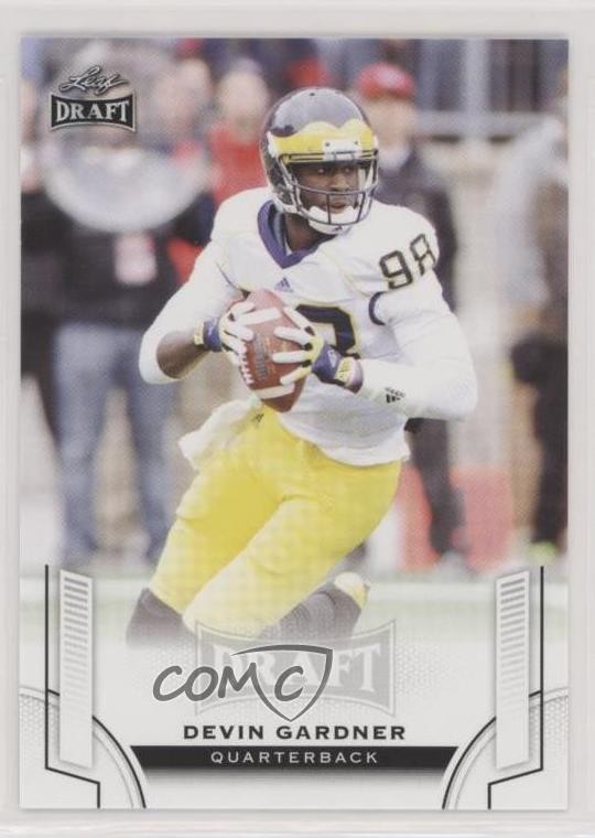 2015 Leaf Draft Devin Gardner #63 Rookie RC 4mt