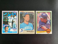 1983 Topps Donruss Fleer George Brett #600 #338 #108